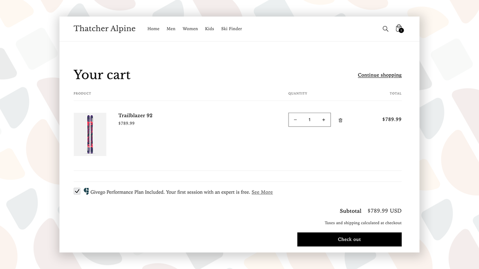 Shopify screen 1-